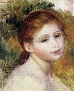 Pierre Renoir Head of a Woman France oil painting artist